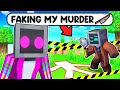 Faking my Murder to PRANK Crazy Fan Girl in Minecraft!