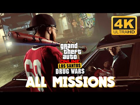 GTA ONLINE - Los Santos Drug Wars Missions (Solo) | 4K 60FPS