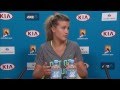 Eugenie Bouchard press conference - Australian.