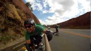 preview picture of video 'Aimorés-MG | Skate Downhill speed forfun - Skate Longboard ES - gopro'