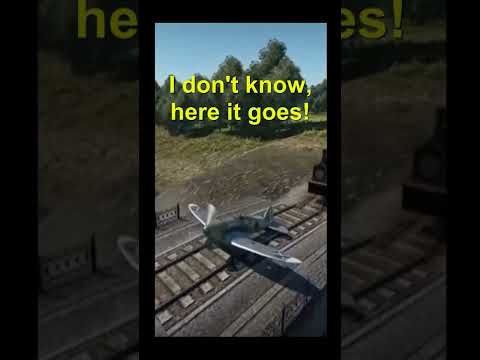 War Thunder's train physics be like... #shorts
