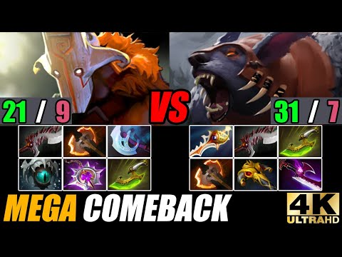 UNLIMITED Swiftslash Scepter Juggernaut VS Ursa Epic Mega Creeps Comeback 7.28 Dota 2