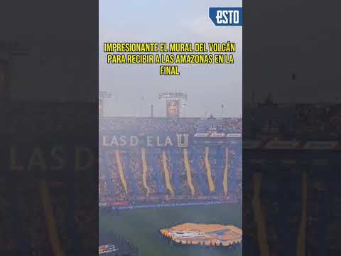 "Tigres Femenil tiene gran recibimiento en el Volcán para la Gran Final de la Liga MX Femenil #ESTO" Barra: Libres y Lokos &bull; Club: Tigres