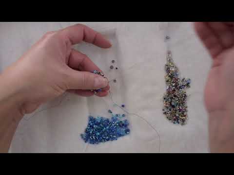 Free Form Peyote Transition to Herringbone Stitch