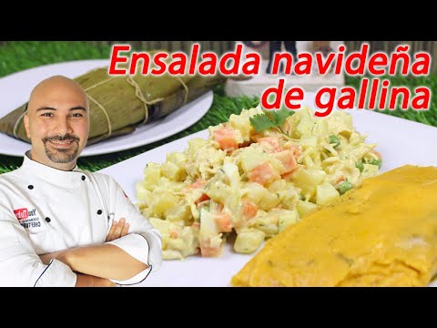 Ensalada de gallina. ¡No te resistirás a ella!