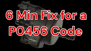 Easy Fix P0456 Check Engine Code!