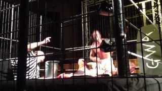 preview picture of video 'GWA Grimsby 30/8/13 Sabu going crazy.'