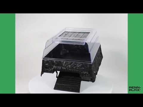 PENN-PLAX Reptology Turtle Topper – Above Tank Basking Platform That Safely