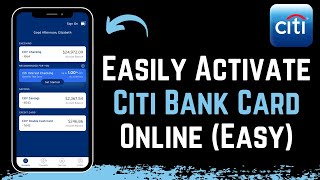 How to Activate CitiBank Card Online - www.citi.com