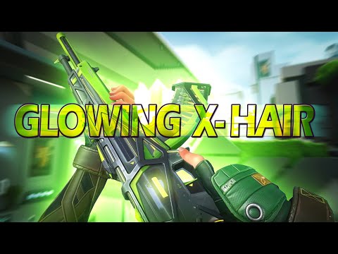 𝙂𝙡𝙤𝙬𝙞𝙣𝙜 Valorant Crosshair is *Aimbot*