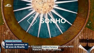 Sessão especial marca os 66 anos de Brasília