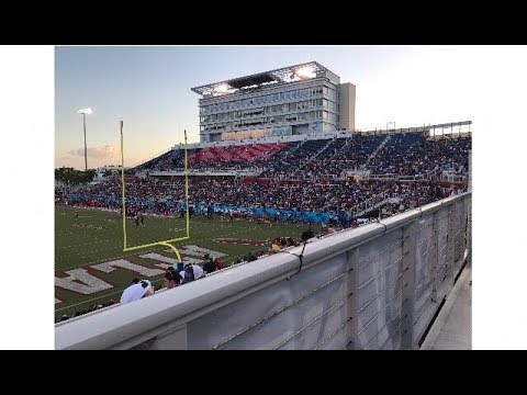 FAU vs Bethune Cookman 9/16/17 at FAU Stadium