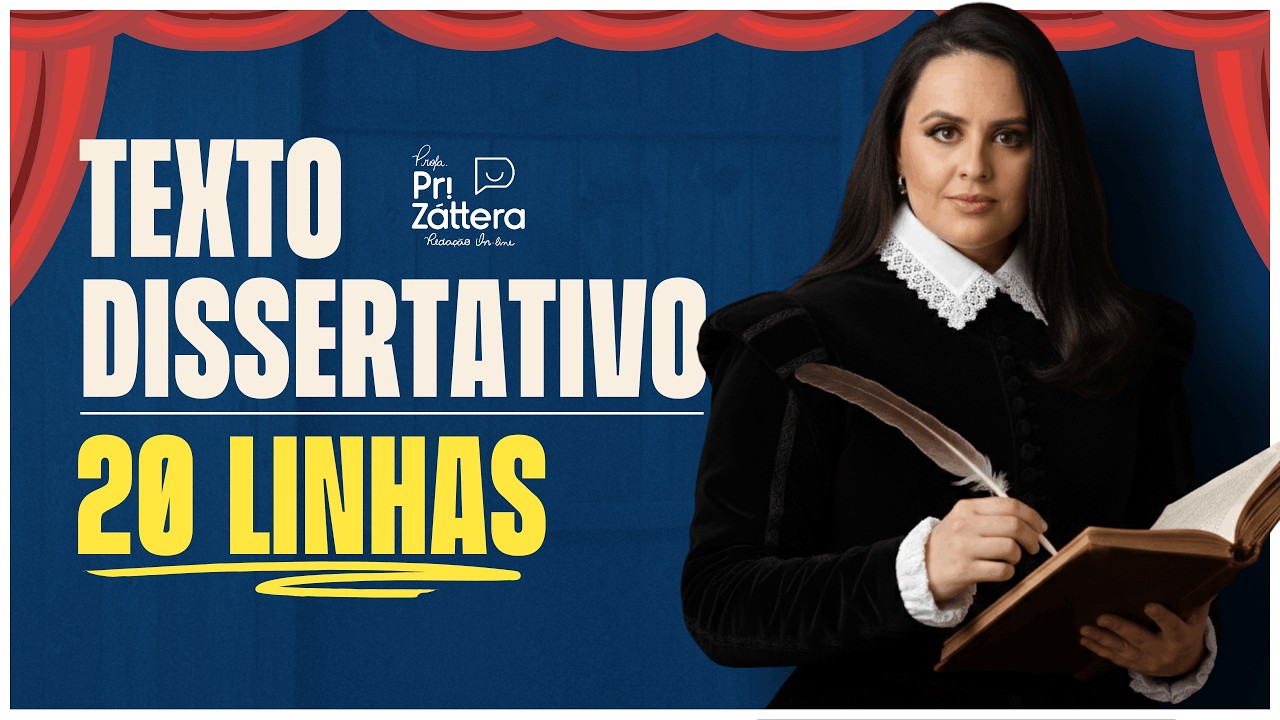 Como fazer o texto dissertativo com 20 linhas?