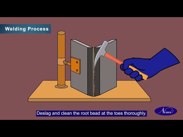 Practice & review corner joint on 10mm thick MS Steel Vertical Position SMAW