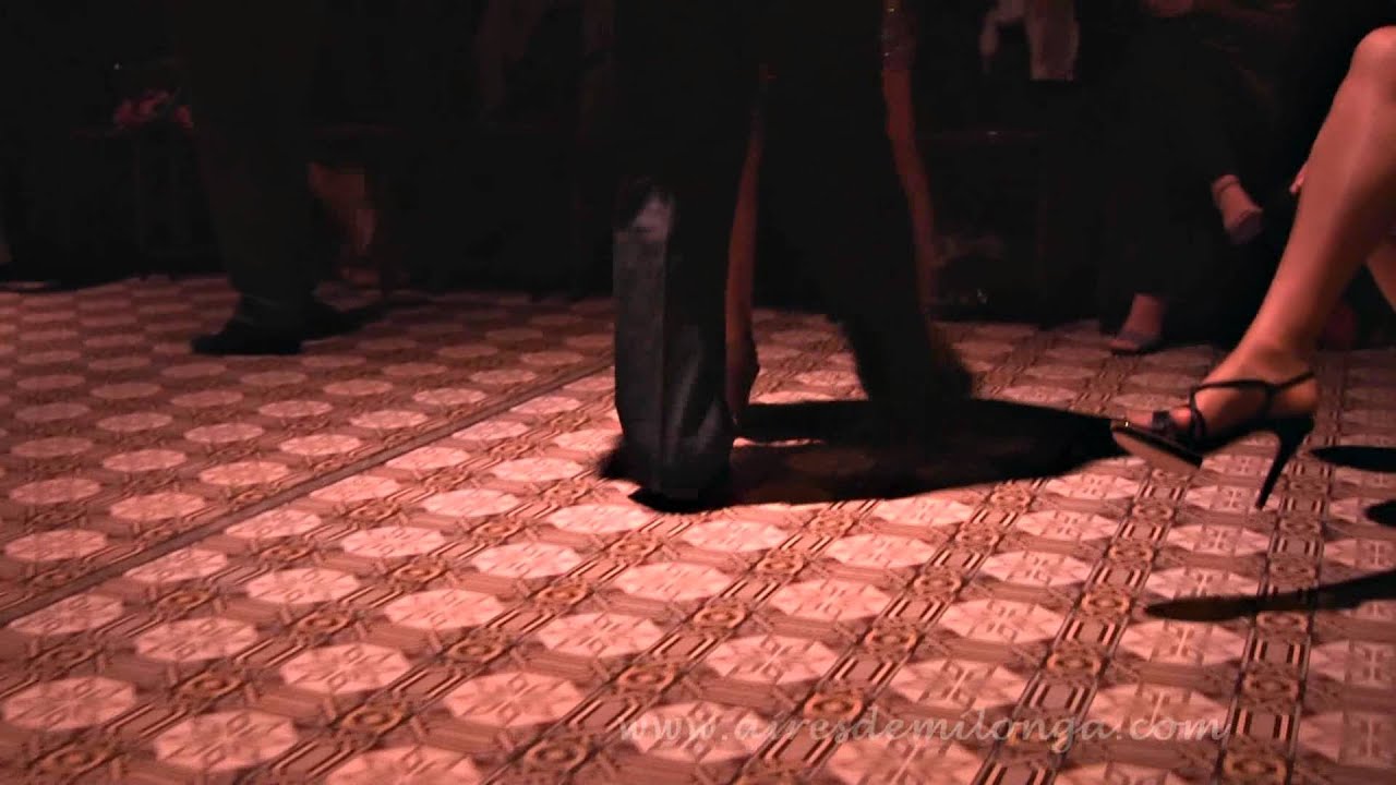 Milongueando con Cristian Correa y Miriam Copello en Belgica