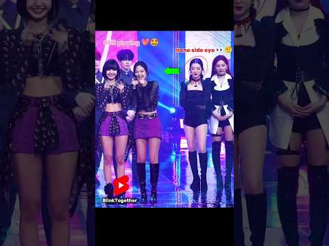 red velvet looks upset to Blackpink