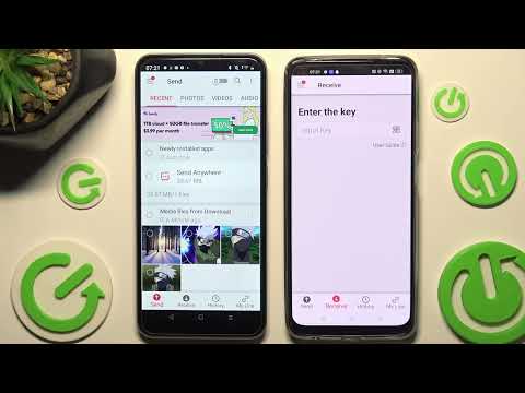 Transfer Files from an Android Device to Reame 10 by Using Send Anywhere App