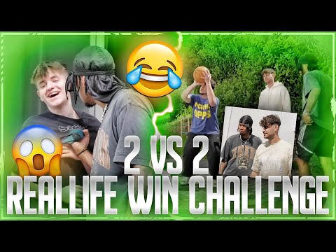 REALLIFE 2v2 WIN CHALLENGE!😂👀 Verlierer Team muss 24H LANG DIENER sein!😱 mit Sidney, Eldos & Rohat🔥