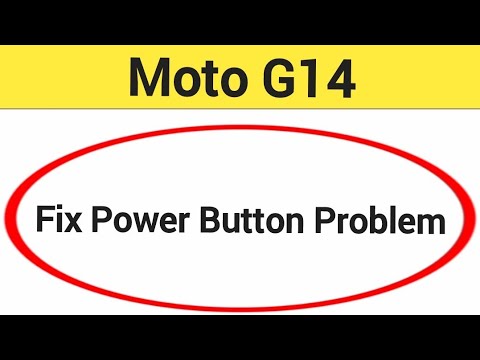 How to fix power button problem Moto G14, how to fix auto restart problem