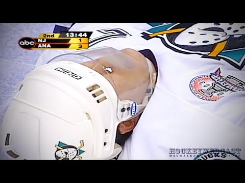 "Off The Floor, On The Board" - Scott Stevens / Paul Kariya - Stanley Cup Final 2003 (HD)