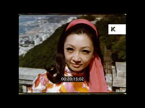 1960s Hong Kong, Swinging 60s Fashion Shoot on Victoria Peak, 16mm