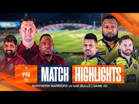 Abu Dhabi T10 2025 | Spiel 20 – Highlights: UAE Bulls gegen Northern Warriors | Saison 9