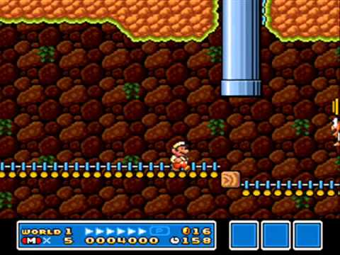 SMB3 for Super Mario All-Stars Custom Level #17 - Bowser's Revenge Level 5