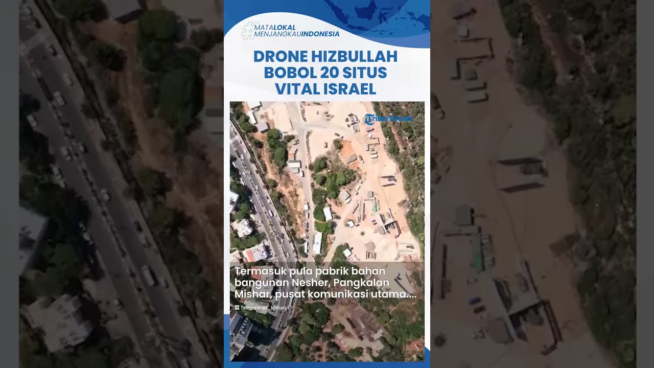 Hizbullah Bobol Pertahanan 20 Situs Penting Israel, Iron Dome Dibuat