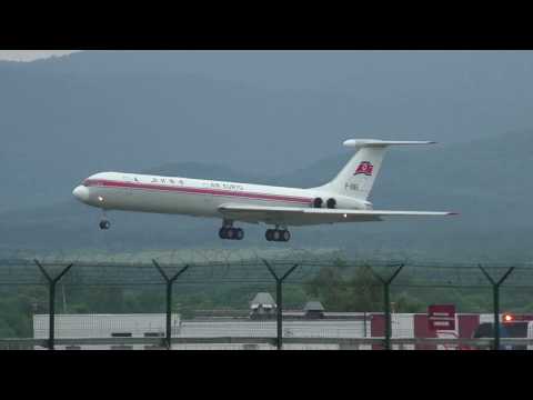 IL-62 Air Koryo Vladivostok Airport