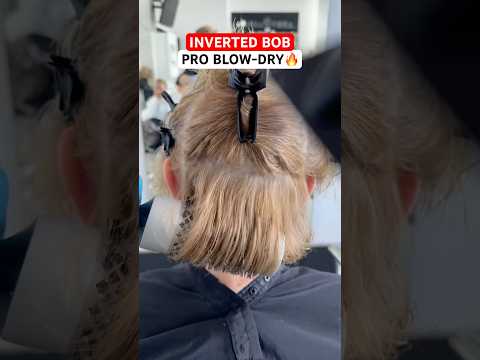 INVERTED BOB PRO BLOW-DRY: Complete Tutorial Linked Below! 🔥🔥🔥