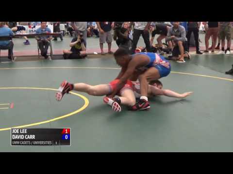 69kg f, Match 1, David Carr, OH vs Joe Lee, IN
