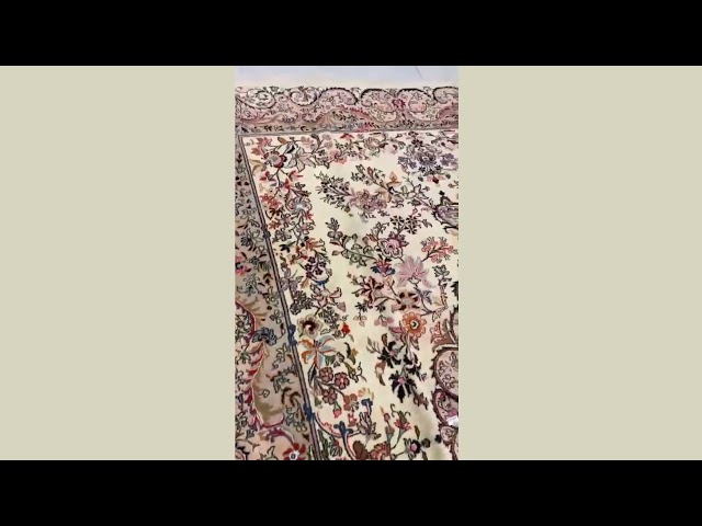 سجاد ايراني كشمر صوف - صناعة و نسيج يدوي | مقاس: 2...