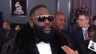 Rick Ross interview on the Red Carpet | Red Carpet | 60th GRAMMYs