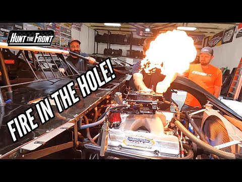 New Engine Fire Up! Our 438 Cubic Inch Wide Bore Dirt Late Model Engine Roars to Life