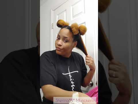 Natural hair~ Blow dried Hair