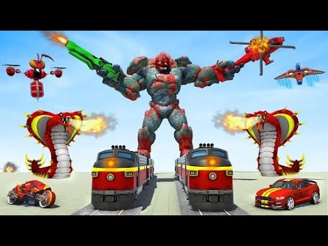 Bull Robot-Stone Robot - Snake Robot Game - Robot Game - Android GamePlay | Walk through Game #Robot