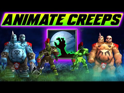 WC3 Animate Dead RUSH - With High Level Creeps - Grubby