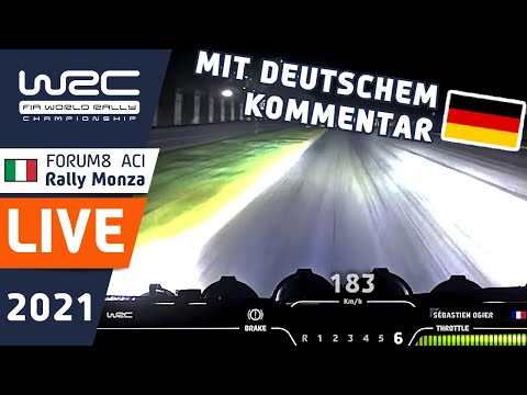 WRC Rallye Weltmeisterschaft LIVE Shakedown : WRC FORUM8 ACI Rally Monza 2021