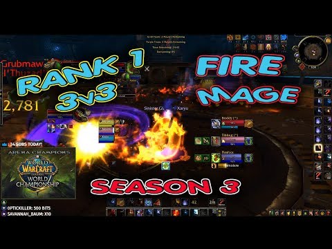 FIRE MAGE ARENA 8.2 / BfA Rank 1 New Season 3 [Xaryu]