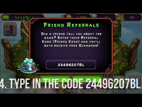 Referral Code My Singing Monsters 02 2022