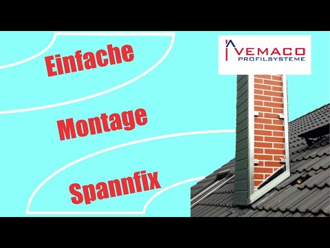 Schornstein verkleiden mit VEMACO Spannfix [kein bohren und schrauben mehr]