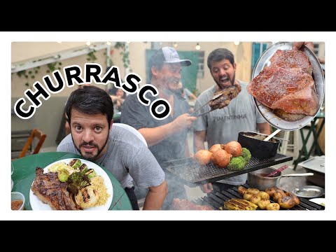 🥩 O melhor CHURRASCO na BRASA no Rio de Janeiro - LAPA | RIO4FUN