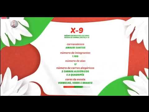 X9 a pioneira 2023 desfile ❣️💚