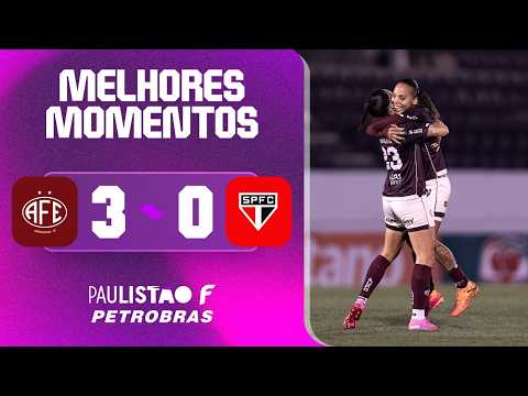 Gols e melhores lances de Ferroviária-SP x São Paulo