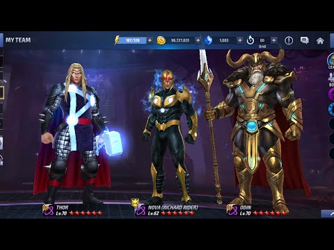 ABX UNIVERSAL HERO PARALYZE SEASON - HERALD THOR VS ODIN - RAGE CTP | Marvel Future Fight
