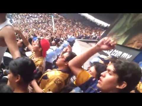 "America vs Pumas 30/08/2014 La Rebel Que se mueva el pebetero" Barra: La Rebel &bull; Club: Pumas