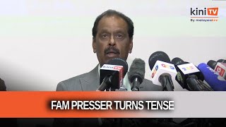 Download lagu Tense moments at FAM press conference as officials grilled over ‘heritage’ player issue mp3