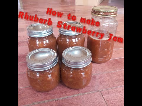 【Eng Sub】酸酸甜甜的大黄草莓酱来看看怎么做吧!How to make Rhubarb Strawberry Jam