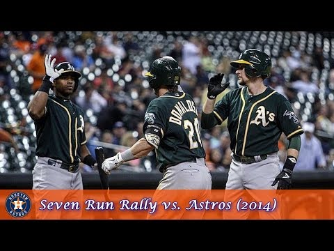 Oakland A's Offensive Outbursts Episode 13 - Seven Run Rally vs. Astros (2014)