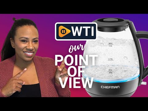 Chefman 1L Electric Tea Kettle with LED Lights - WTI product video review